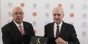 المستشار هشام بدوي رئيس مجلس النواب يلتقي رئيس الجمعية الوطنية التركية