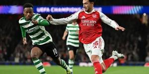 آرسنال ضد سبورتينغ.. ملخص اهداف ونتيجه مباراة آرسنال وسبورتينج لشبونة في إياب ربع نهائي دوري أبطال أوروبا