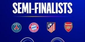 مواعيد مباريات نصف نهائي دوري أبطال أوروبا 2026