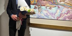 كريم رأفت من معرضه إرث لا ينتهي: يعيد النظر في علاقتنا بإرثنا الحضاري