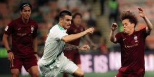 فيسيل كوبى ضد الأهلى.. الراقى يتأخر بهدف فى الشوط الأول بنصف نهائي أبطال آسيا للنخبة