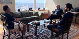 سفير البرازيل بالقاهرة يستقبل خوان بيزيرا ويشيد بدوره في تعزيز العلاقات مع مصر