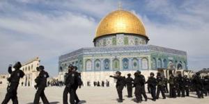 152 مستوطنا يقتحمون المسجد الأقصى بحماية قوات الاحتلال الإسرائيلى