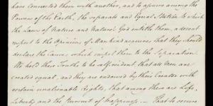 عرض أقدم تقرير وصل بريطانيا عن استقلال أمريكا