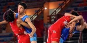 شاهد عبد الله حسونة أمام بطل تونس في بطولة أفريقيا وحصده الميدالية الذهبية