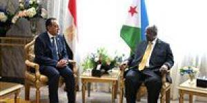 الرئيس الجيبوتي يستقبل الدكتور مصطفى مدبولي رئيس الوزراء