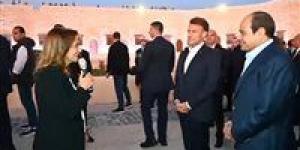 الرئيس السيسي يصطحب ماكرون في جولة بالإسكندرية