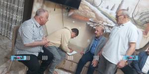 وفد من نقابة المعلمين يزور معلم أجا المعتدى عليه