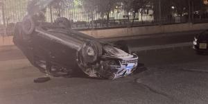 مصرع طفل وإصابة آخرين فى انقلاب سيارة بمدينة المستقبل