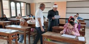 متابعة ميدانية مكثفة لامتحانات الشهادتين الابتدائية والإعدادية بالقليوبية الأزهرية