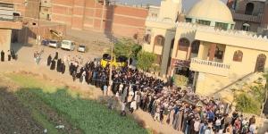 تشييع جنازة ملك ضحية التسمم بالشرقية