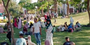 ارتفاع كثافة رواد حدائق القناطر الخيرية للاحتفال باليوم الرابع لـ عيد الأضحى المبارك