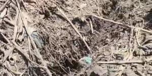 أهالي عزبة عجور في المنوفية يستغيثون من هبوط خطير بطريق الباجورية الرئيسي