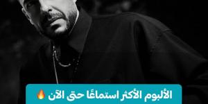 محمد حماقي يسيطر على الأكثر استماعا ويحقق أرقاما قياسية على أنغامي بألبومه الجديد