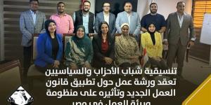 "تنسيقية الأحزاب" تعقد ورشة عمل حول تطبيق قانون العمل الجديد