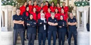 منتخب مصر لناشئات الكرة الطائرة فى مواجهة الأردن اليوم بالبطولة العربية