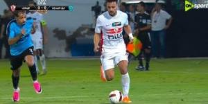 شوط أول سلبى بين الزمالك وغزل المحلة