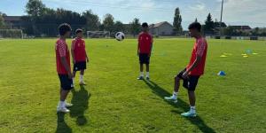 منتخب الناشئين يؤدي مرانه استعدادا لمواجهة كولومبيا (صور)