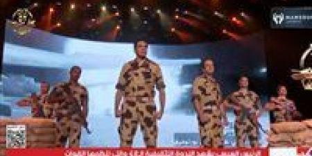 حمزة العيلي يلهب بمشهد تمثيلي وطني في حضور الرئيس السيسي: "أقسم باللي خلق البلد دي مش هنسكت ولا هنسلم"