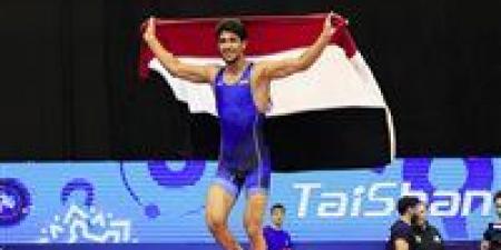 ياسر إدريس يشيد بإنجاز أبطال مصر في بطولة العالم للمصارعة