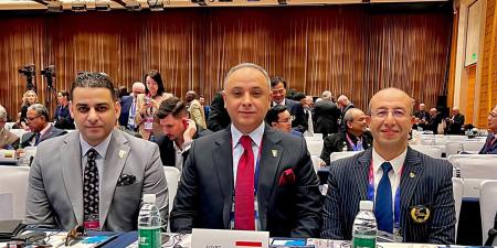 محمد مصطفى وعجيزة يشاركان في عمومية الاتحاد العالمي للتايكوندو