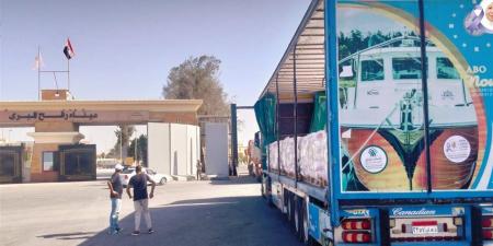 وقود وغذاء.. مصر تواصل الدفع بشاحنات المساعدات إلى غزة