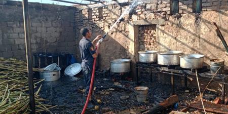 السيطرة على حريق انفجار إسطوانة بوتوجاز بمنزل فى نصر النوبة