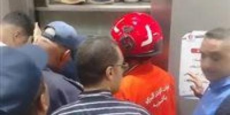 الحماية المدنية تنفذ 8 أشخاص بعد احتجازهم داخل أسانسير مستشفي خاص بالزقازيق