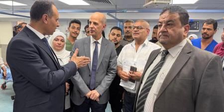 مستشفى جامعة بني سويف يستقبل 17 مصابًا في حريق المستشفى العسكري