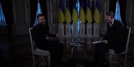 انقطاع الكهرباء خلال مقابلة زيلينسكي مع "الجارديان" (فيديو)