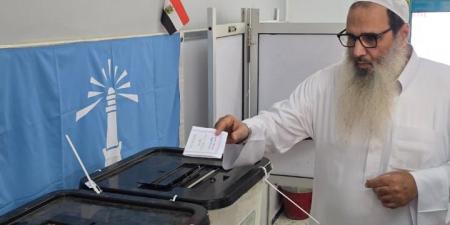 نائب رئيس حزب الدعوة السلفية يُدلي بصوته في انتخابات مجلس النواب بالعامرية