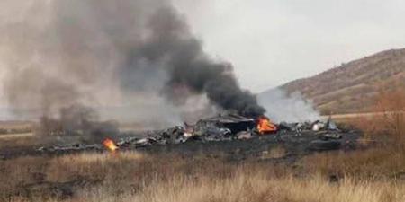 «تحولت إلى كرة نار».. تحطم طائرة شحن تركية عسكرية في جورجيا وفاة 20 شخص|صور