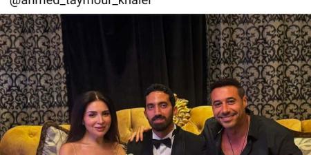 "سمعونا زغروطة".. أحمد السعدني يهنئ مي عز الدين بزواجها