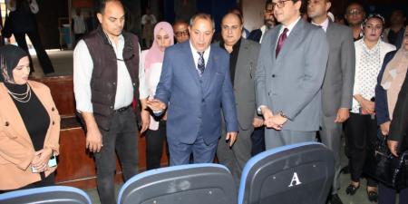 "هنو" و"حبشي" يتفقدان قصر ثقافة بورسعيد للوقوف على الأعمال المطلوبة لتطويره