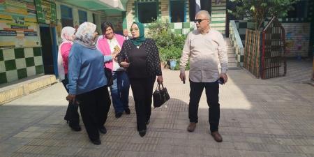 وكيل "تعليم القاهرة" تواصل جولاتها الميدانية بشبرا