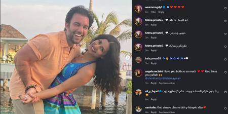 حبي الذي لا ينتهي.. شريف رمزي يحتفل بعيد ميلاد زوجته بكلمات رومانسية