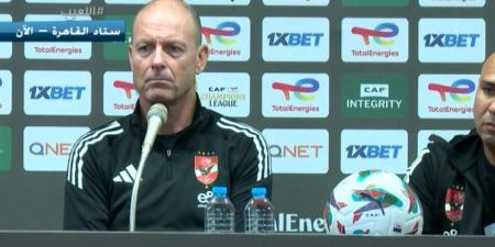 ييس توروب: الفوز بالسوبر منح الأهلي دفعة قوية قبل مواجهة شبيبة القبائل