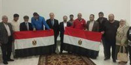 توافد أبناء الجالية المصرية على سفارة مصر بالمغرب لخوض انتخابات مجلس النواب