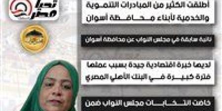 تحيا مصر ينشر السيرة الذاتية لـ منى شاكر خليل بعد فوزها في انتخابات مجلس النواب 2025