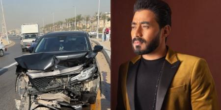 نجاة المطرب أحمد بتشان من حادث سير.. ويعلق: أنا راضي