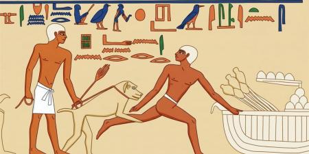 بعد 4500 عام.. مشهد بديع يكشف استخدام المصريين القدماء للبابون كـ"كلاب بوليسية"