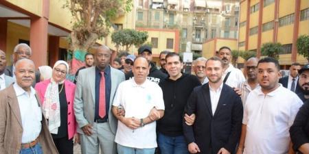 رئيس حزب حماة وطن يتفقد التصويت في منطقة عابدين