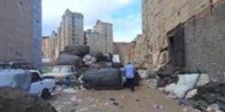 رفع 85 طن مخلفات ومنع تعديات النباشين بباكوس في الإسكندرية