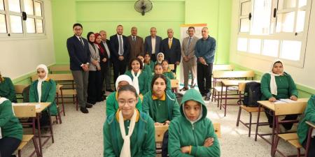 البنك الأهلي و"مصر الخير" يفتتحان مدرسة السلام الإعدادية في المنيا