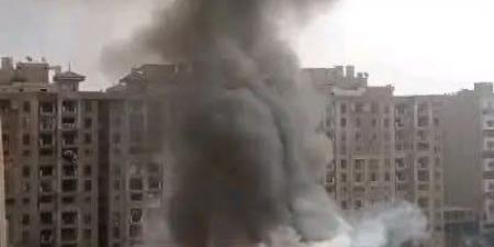 شهود عيان ومصادر.. تفاصيل حريق هائل بديكور مسلسل “الكنج” داخل استديو مصر