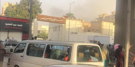 شاهد السيطرة على حريق ستوديو مصر بالهرم وبدء عمليات التبريد «بث مباشر»