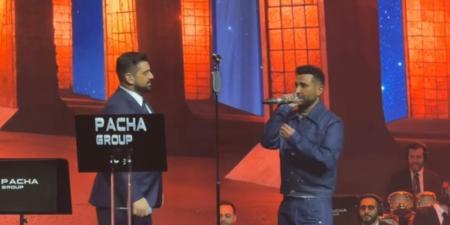 أحمد سعد وآدم يشعلان أحدث حفلاتهما في الكويت.. صور