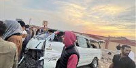 إصابة 14 فتاة في انقلاب ميكروباص بطريق الصالحية في الإسماعيلية