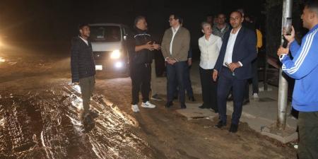 وزير الثقافة يتفقد موقع حريق ديكور مسلسل "الكينج" باستديو مصر