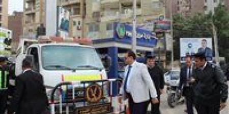 اللواء أحمد عزت يقود حملة مرورية مكبّرة لضبط الشارع الفيومي وتحقيق الانضباط